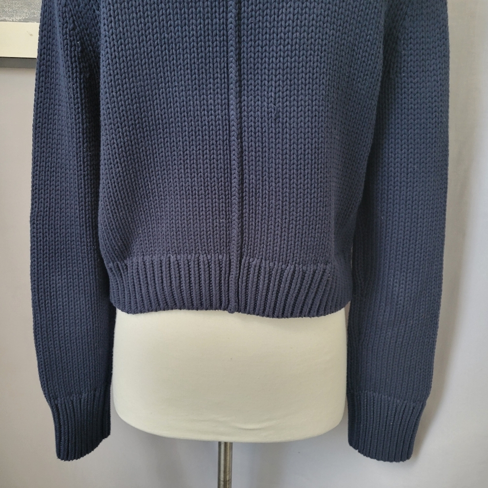 Women's Navy Sweater - Picture 9 of 16